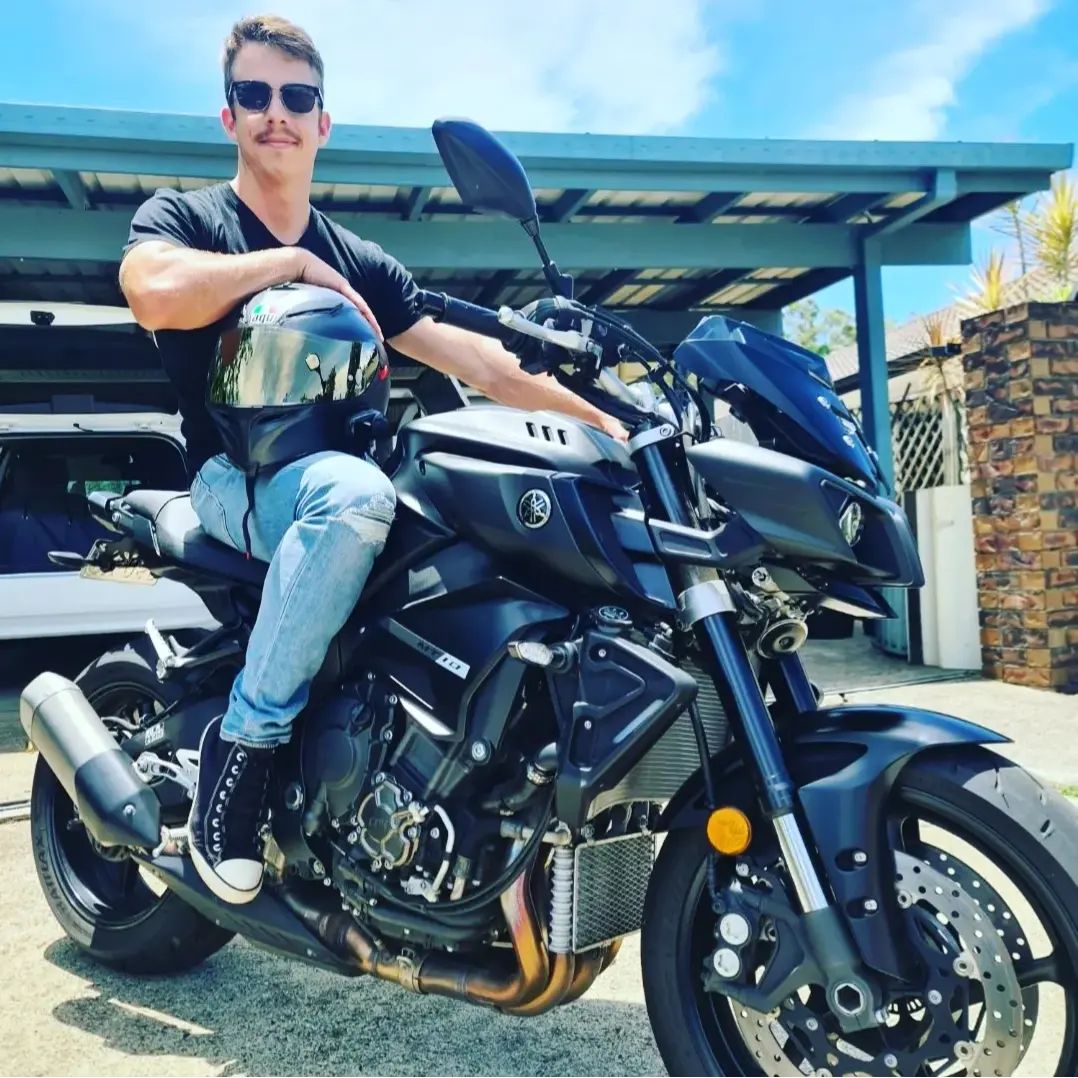 me on bike
